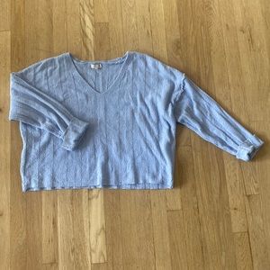 Baby blue crop sweater